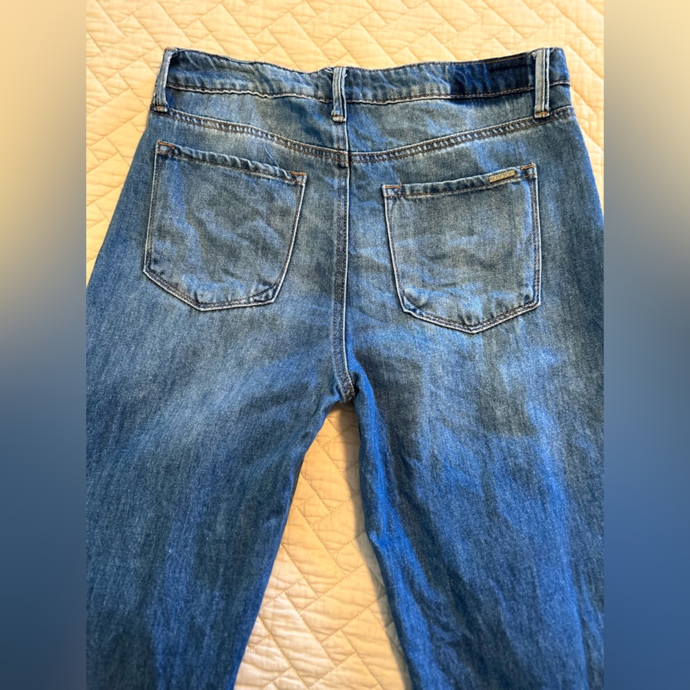 Insane Gene High Rise Straight Distressed Jeans - Picture 10 of 12